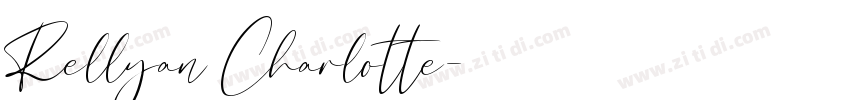 Rellyan Charlotte字体转换